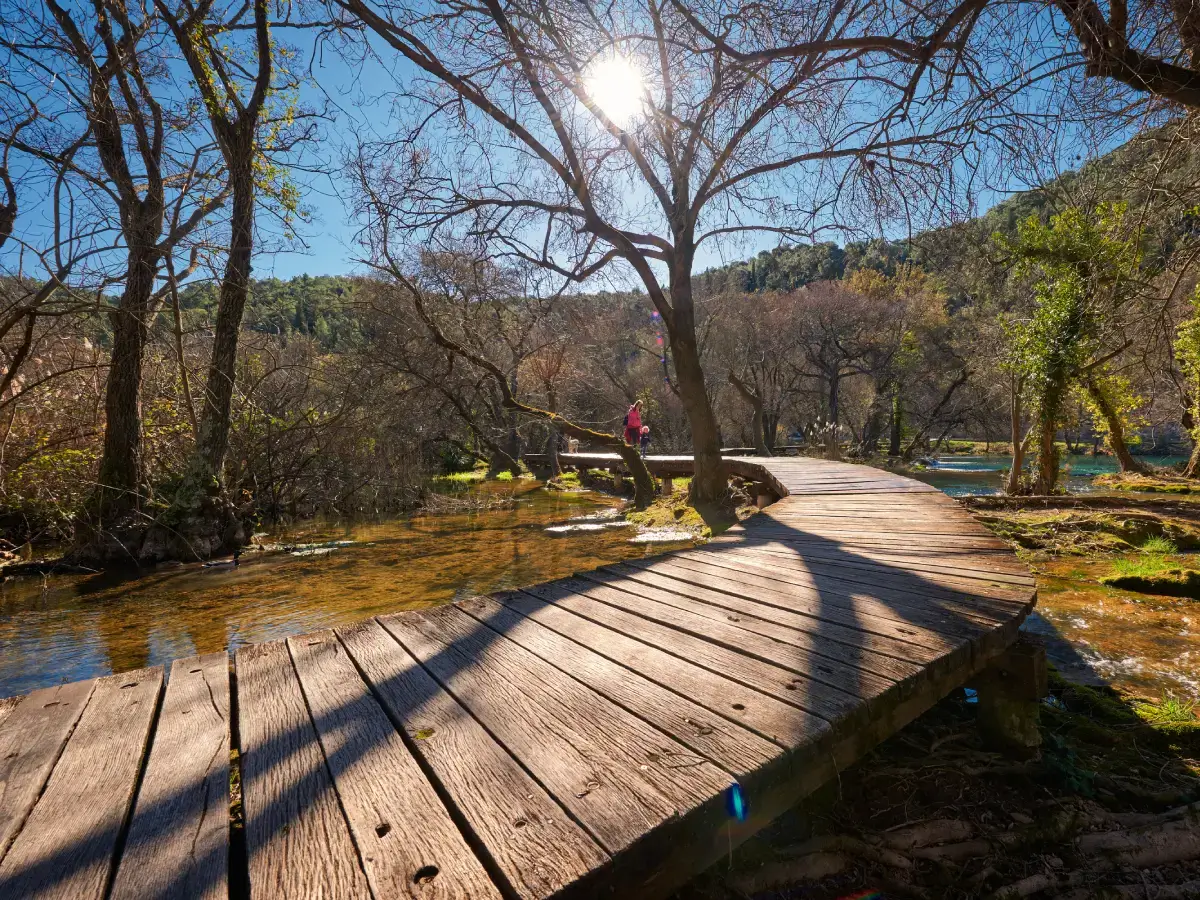 Krka National Park in fall season