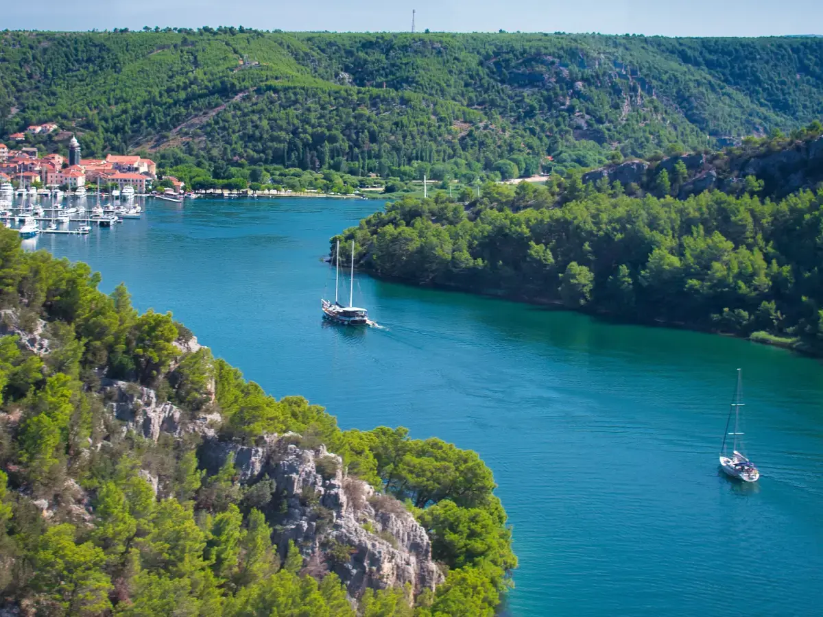 Situated along the Krka River, Skradin offers a slice of riverside paradise