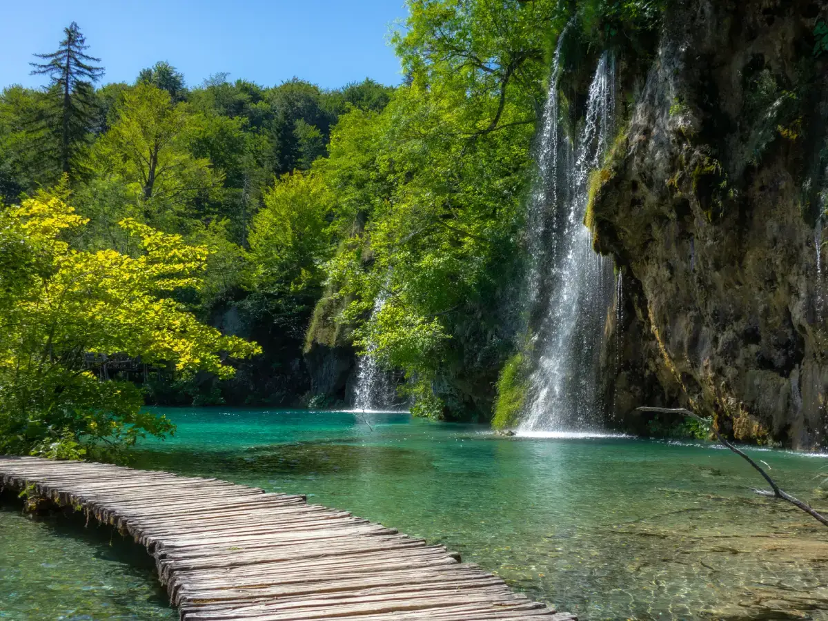 Plitvice Lakes, nestled further north, offers a serene slice of heaven.