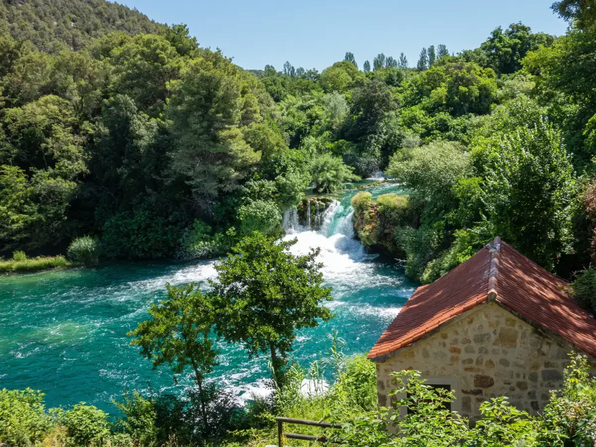 Skradinski Buk, the most famous waterfall in Krka National Park